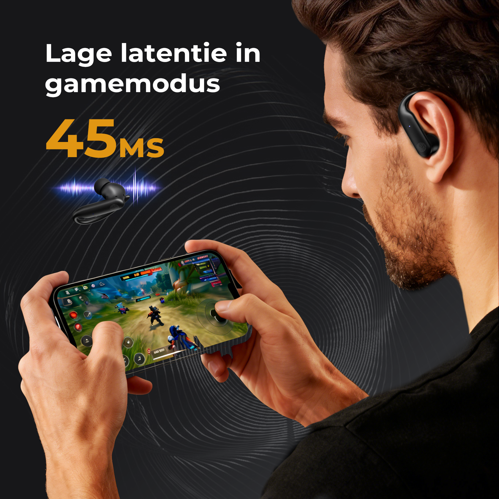 Sport oordopjes - Active Noise Cancelling
