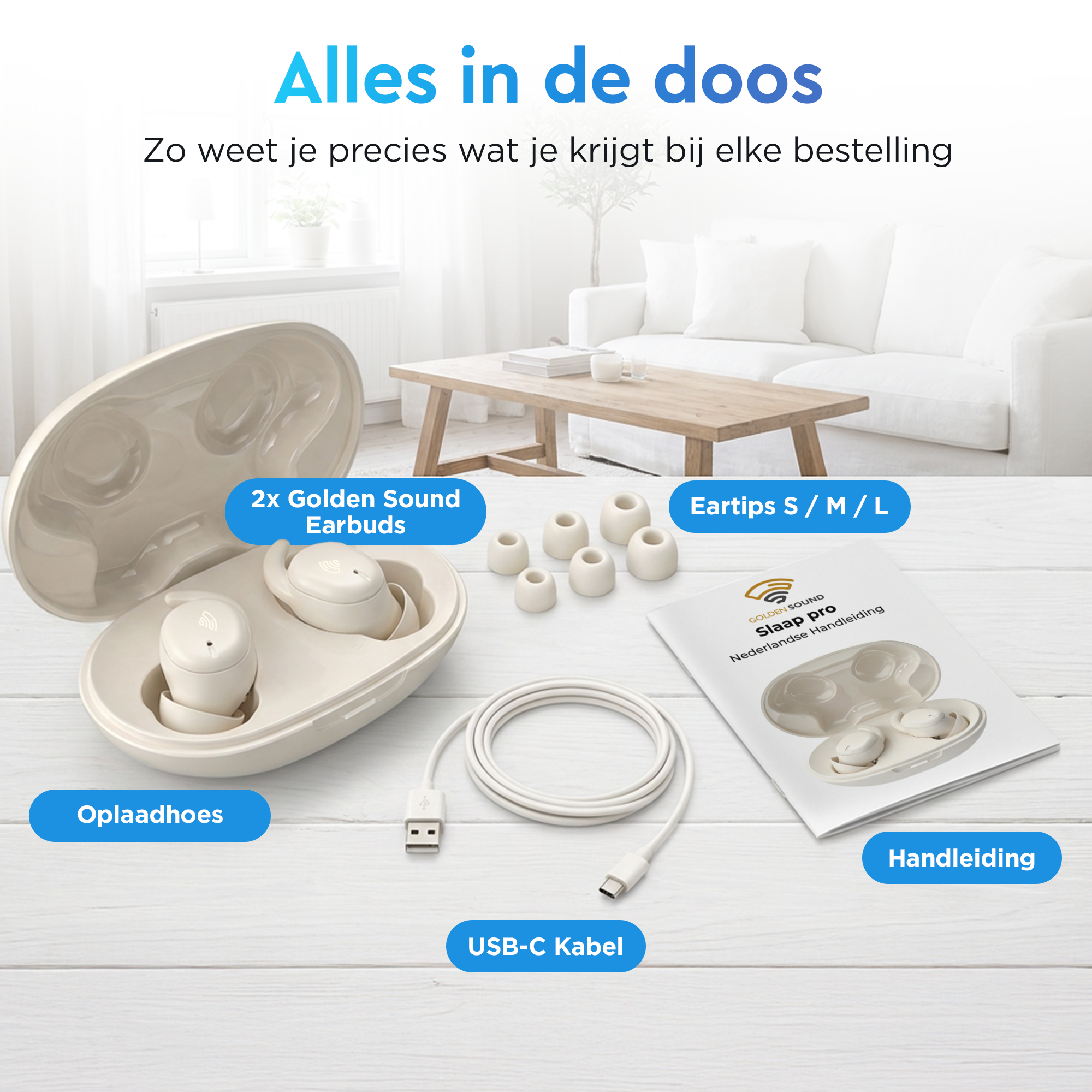 Slaap oordopjes Pro - Geavanceerde Noise Cancelling -40dB geluidsreductie