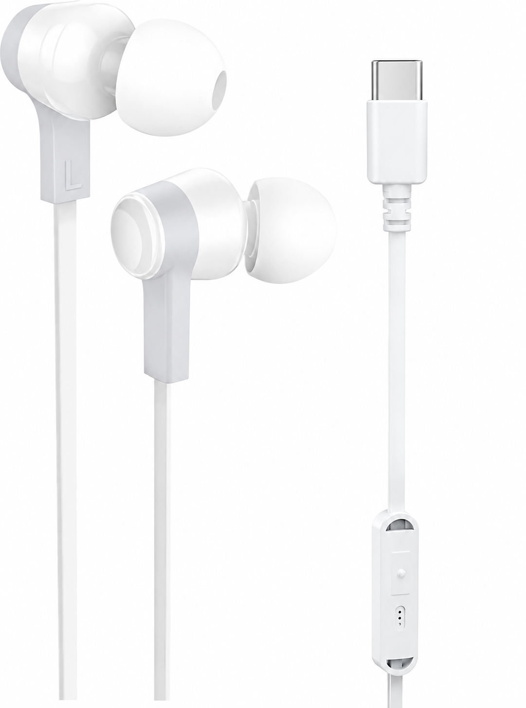 Bedrade oordopjes - Siliconen tips - USB-C aansluiting