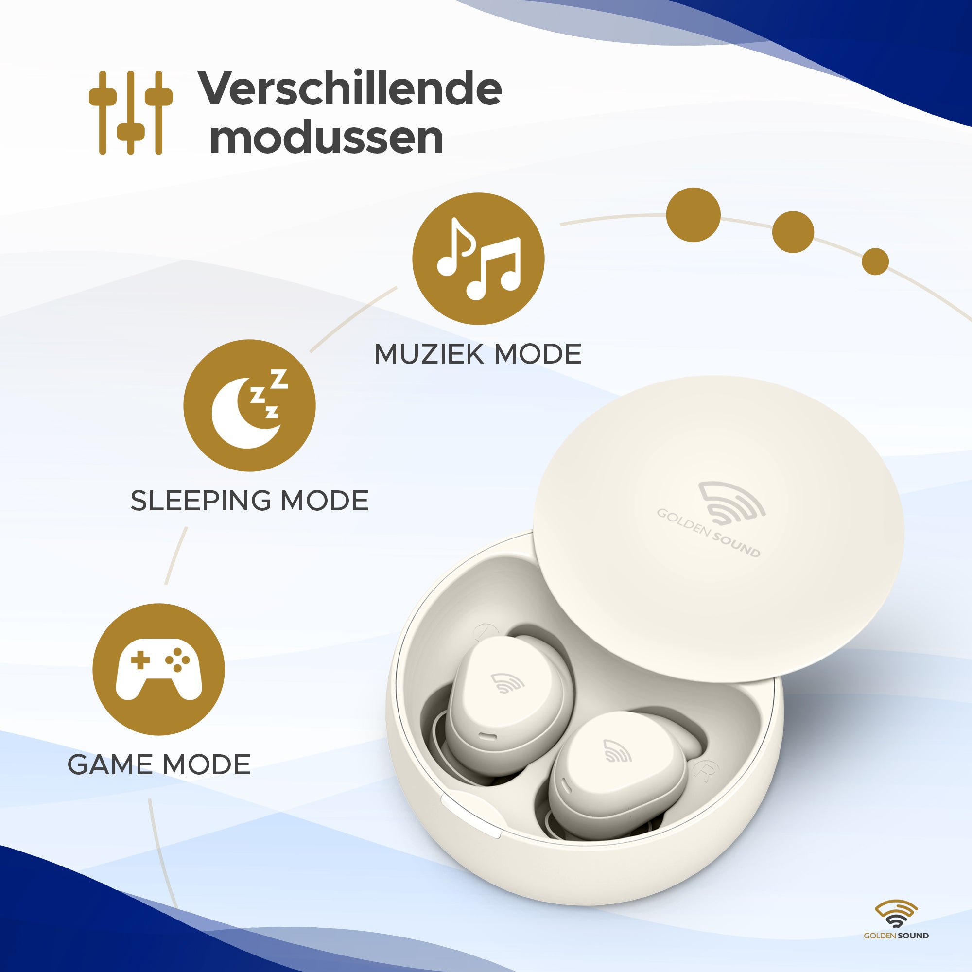 Golden Sound Buds Mini – Kleinste kabellose Ohrhörer