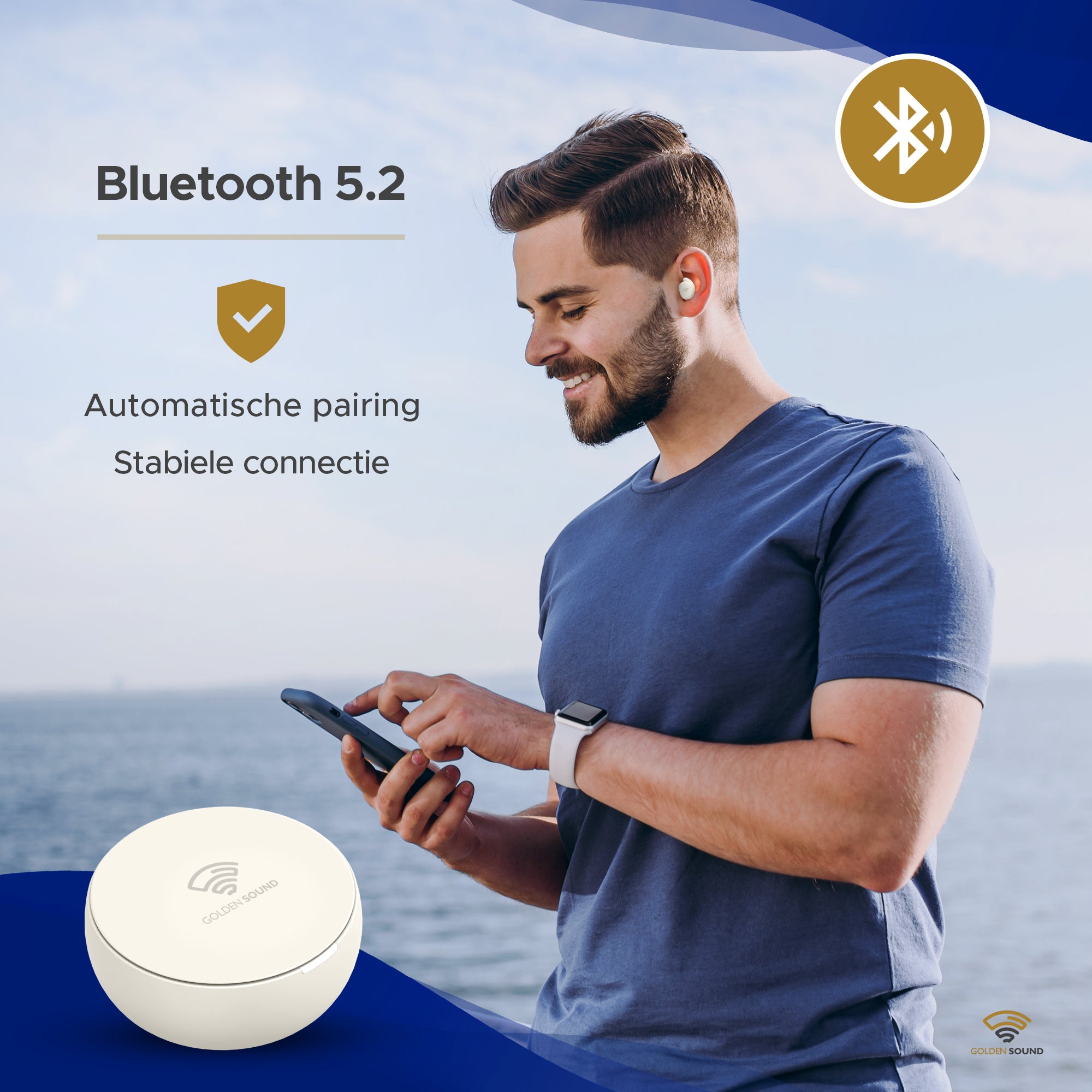 Golden Sound Buds Mini – Kleinste kabellose Ohrhörer