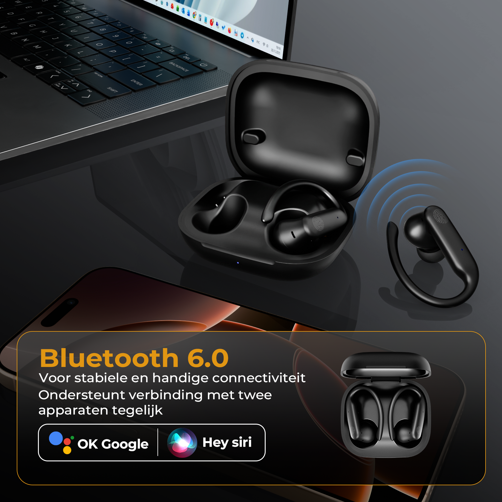 Sport oordopjes - Active Noise Cancelling