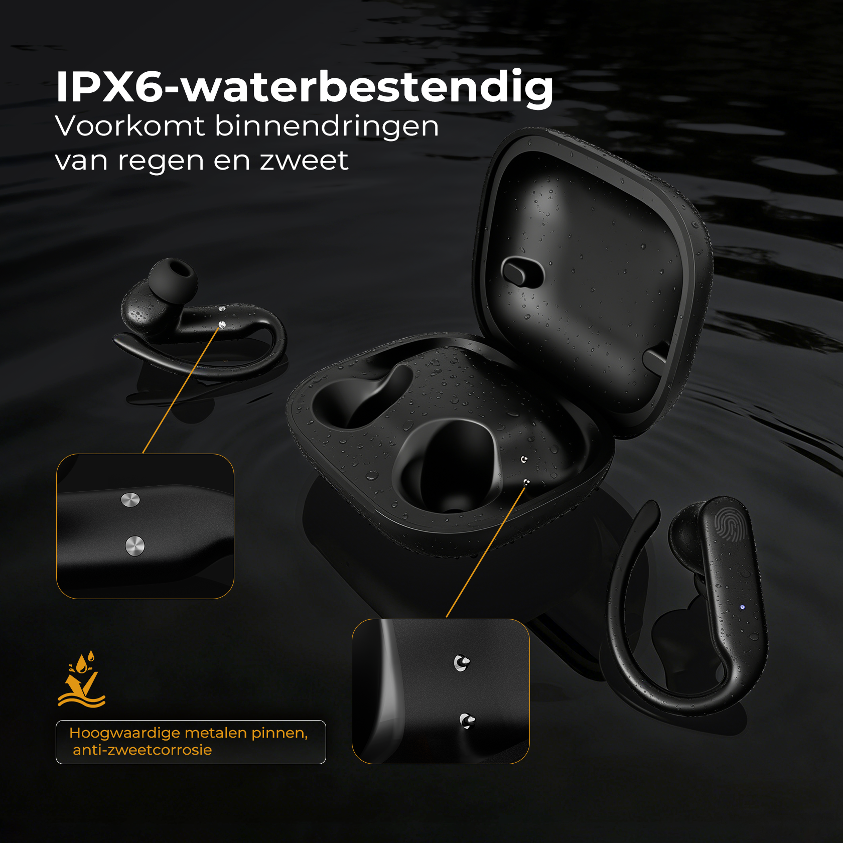 Sport oordopjes - Active Noise Cancelling