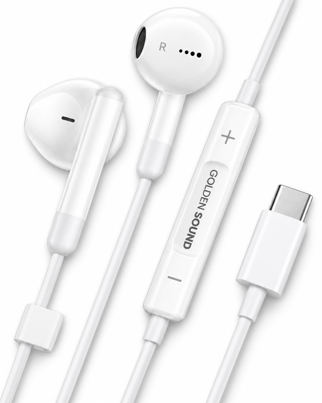 USB-C oortjes met draad