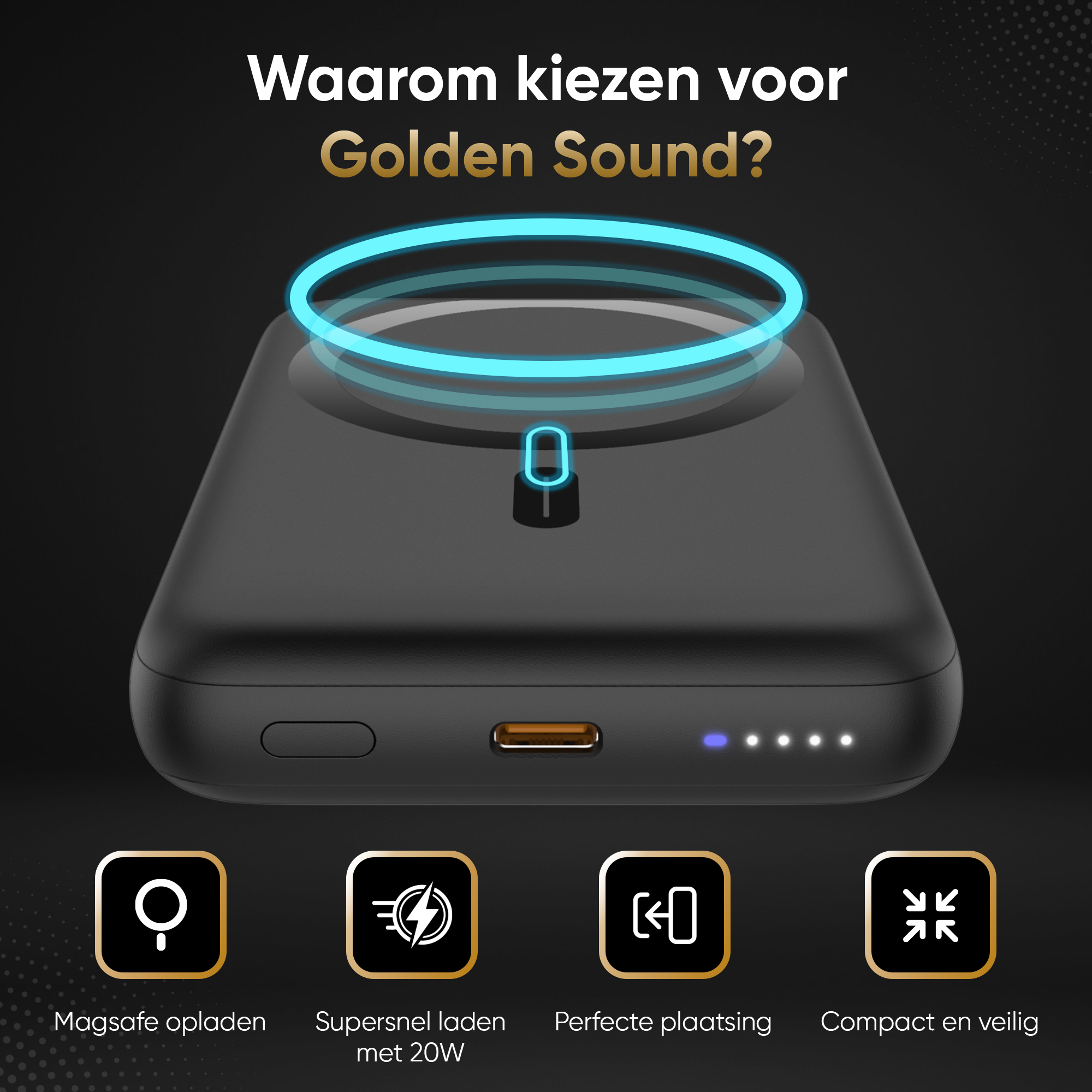 Golden Sound MagSafe Powerbank