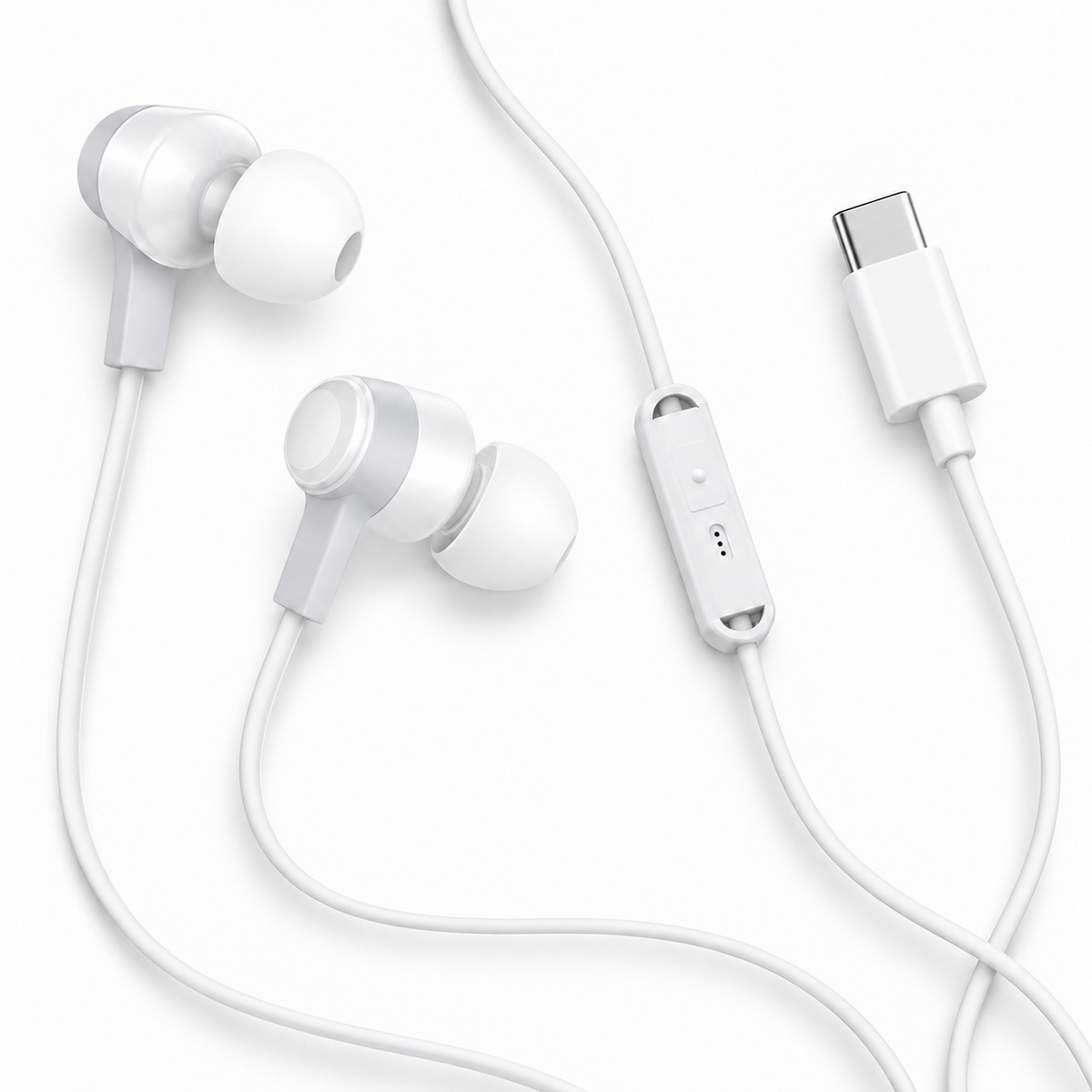 Bedrade oordopjes - Siliconen tips - USB-C aansluiting